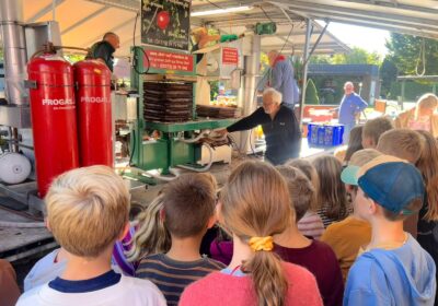 Apfelpresse in Rorup